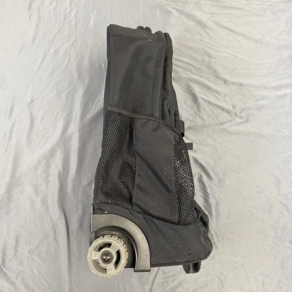 JanSport Driver 8 Rolling Backpack Black Telescoping Handle Travel School Bag